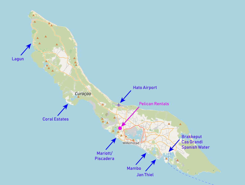 curacao-map